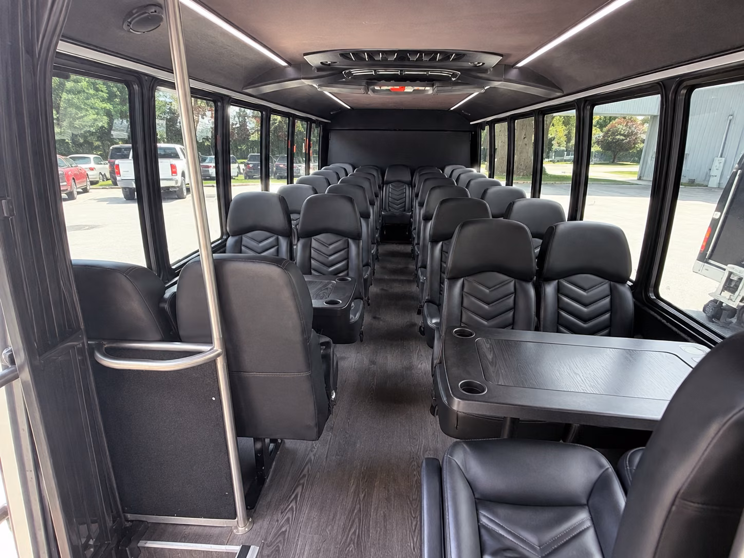 hialeah 18 passenger minibus inside