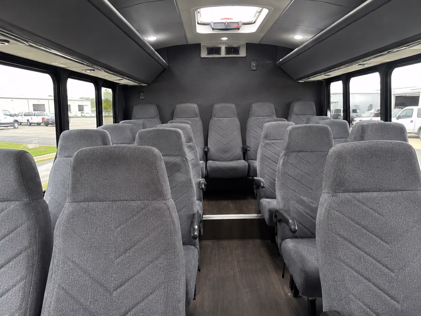 hialeah 20 passenger minibus inside