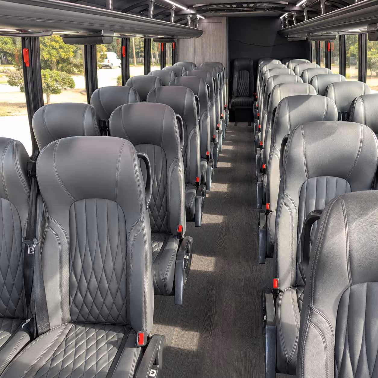 hialeah 28 passenger minibus interior