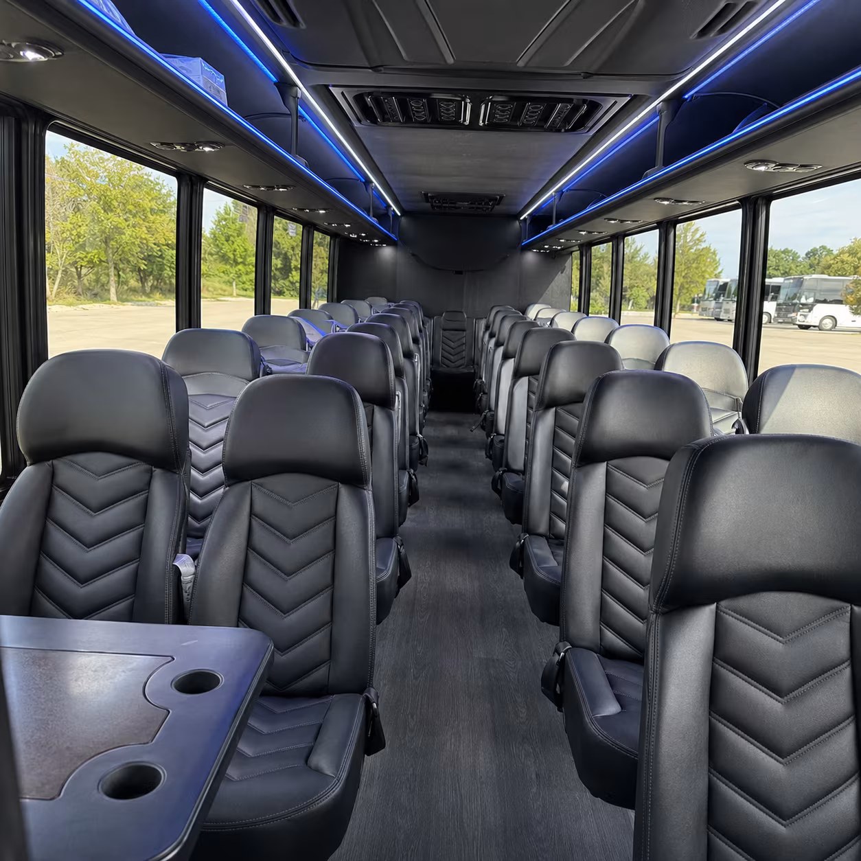 hialeah 30 passenger minibus interior