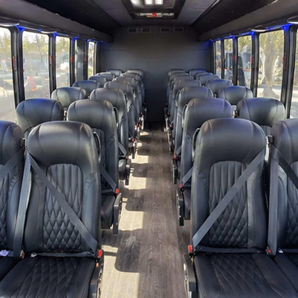 hialeah 35 passenger minibus interior