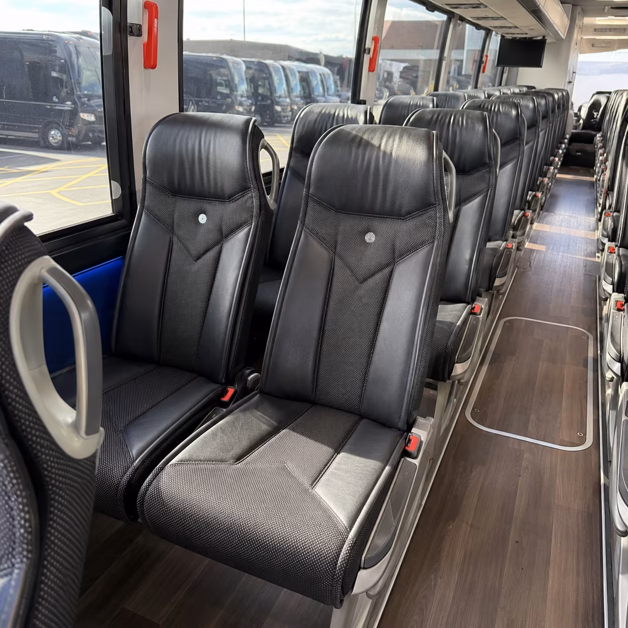 hialeah 40 passenger charter bus interior