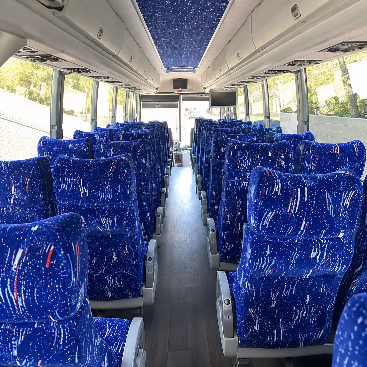 hialeah 50 passenger charter bus interior