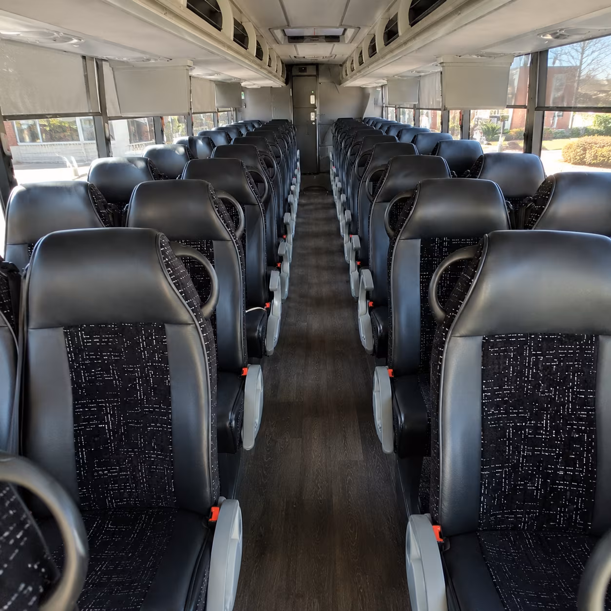 hialeah 54 passenger charter bus inside