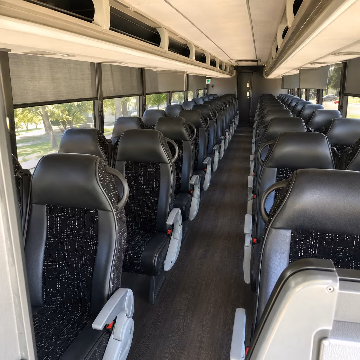 hialeah charter bus interior