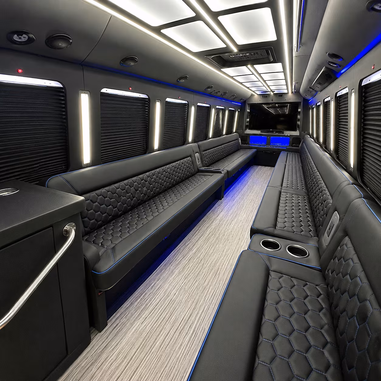 hialeah party bus interior