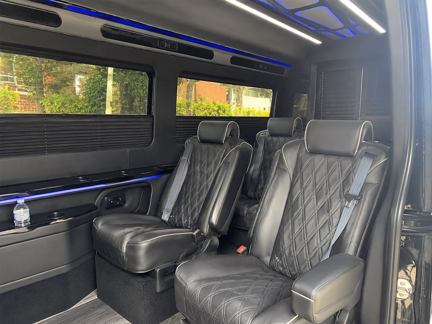 hialeah sprinter van with driver inside